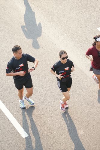 Race photo from Soft Launching Buku "Enggak Lari, Enggak Keren" & IdeaRun
