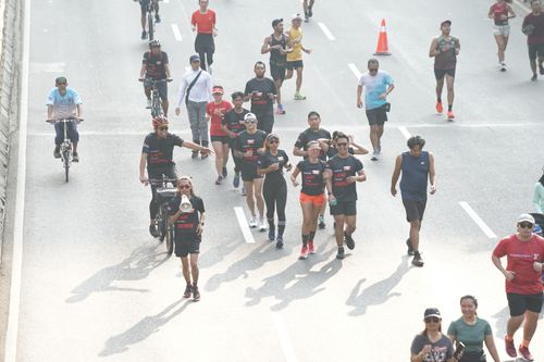 Race photo from Soft Launching Buku "Enggak Lari, Enggak Keren" & IdeaRun