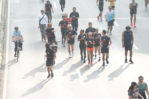 Race photo from Soft Launching Buku "Enggak Lari, Enggak Keren" & IdeaRun