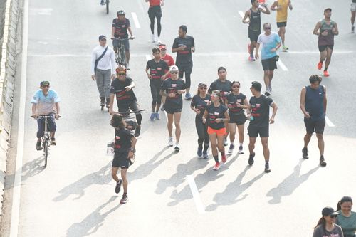 Race photo from Soft Launching Buku "Enggak Lari, Enggak Keren" & IdeaRun