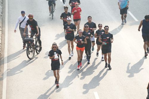 Race photo from Soft Launching Buku "Enggak Lari, Enggak Keren" & IdeaRun