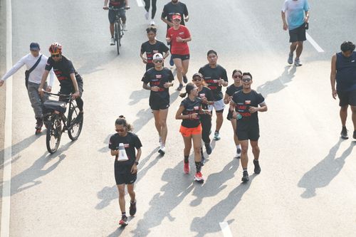 Race photo from Soft Launching Buku "Enggak Lari, Enggak Keren" & IdeaRun