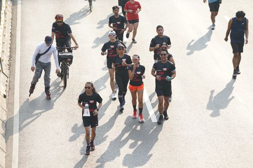Race photo from Soft Launching Buku "Enggak Lari, Enggak Keren" & IdeaRun