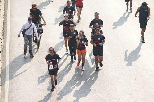 Race photo from Soft Launching Buku "Enggak Lari, Enggak Keren" & IdeaRun