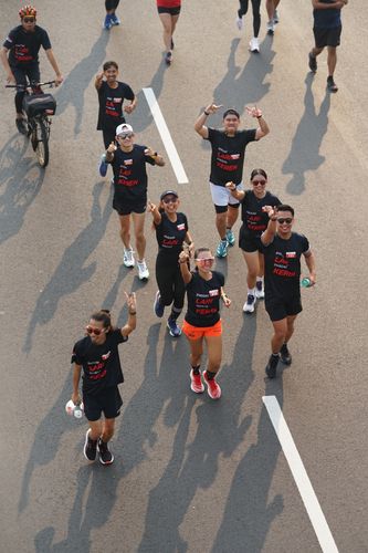 Race photo from Soft Launching Buku "Enggak Lari, Enggak Keren" & IdeaRun