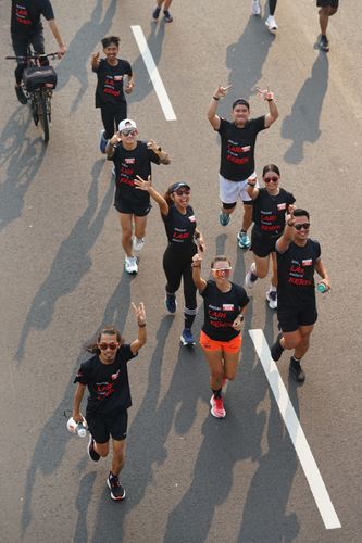 Race photo from Soft Launching Buku "Enggak Lari, Enggak Keren" & IdeaRun