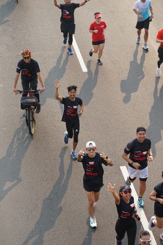 Race photo from Soft Launching Buku "Enggak Lari, Enggak Keren" & IdeaRun