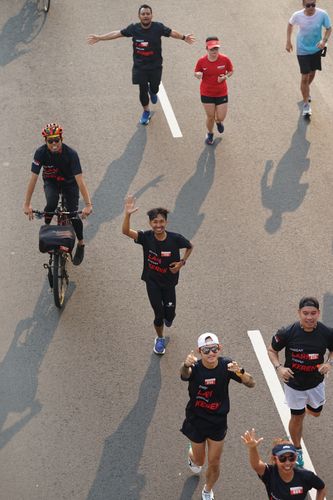 Race photo from Soft Launching Buku "Enggak Lari, Enggak Keren" & IdeaRun