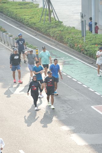 Race photo from Soft Launching Buku "Enggak Lari, Enggak Keren" & IdeaRun