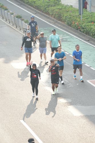 Race photo from Soft Launching Buku "Enggak Lari, Enggak Keren" & IdeaRun
