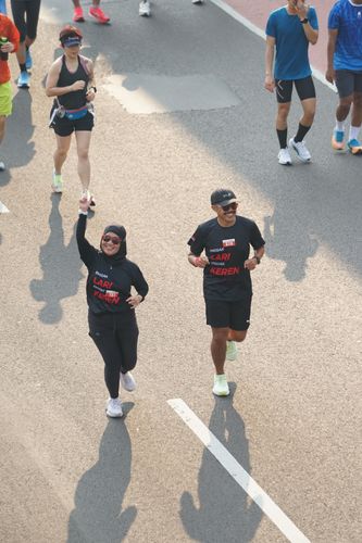 Race photo from Soft Launching Buku "Enggak Lari, Enggak Keren" & IdeaRun