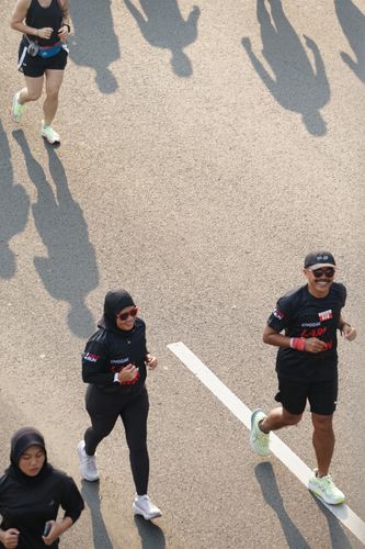 Race photo from Soft Launching Buku "Enggak Lari, Enggak Keren" & IdeaRun