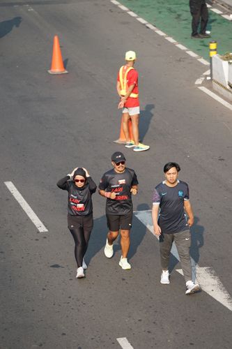 Race photo from Soft Launching Buku "Enggak Lari, Enggak Keren" & IdeaRun