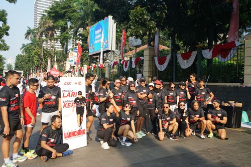 Race photo from Soft Launching Buku "Enggak Lari, Enggak Keren" & IdeaRun