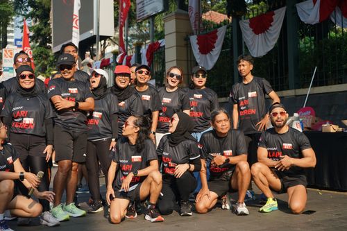 Race photo from Soft Launching Buku "Enggak Lari, Enggak Keren" & IdeaRun
