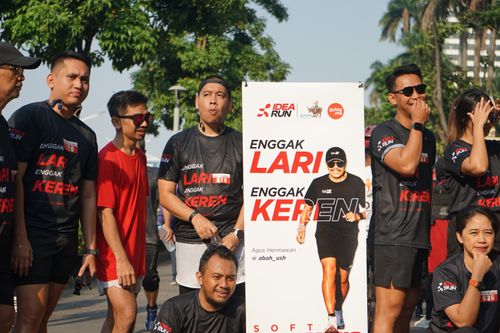 Race photo from Soft Launching Buku "Enggak Lari, Enggak Keren" & IdeaRun