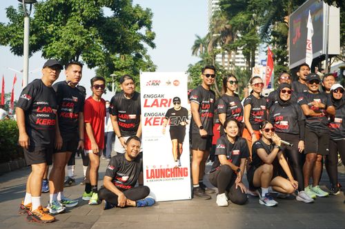 Race photo from Soft Launching Buku "Enggak Lari, Enggak Keren" & IdeaRun