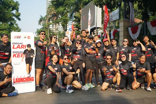 Race photo from Soft Launching Buku "Enggak Lari, Enggak Keren" & IdeaRun