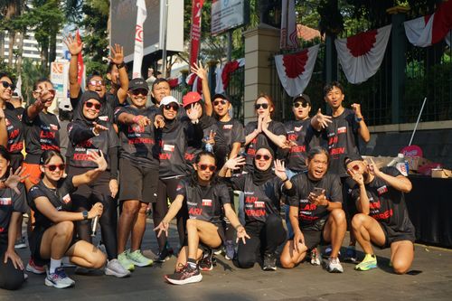 Race photo from Soft Launching Buku "Enggak Lari, Enggak Keren" & IdeaRun