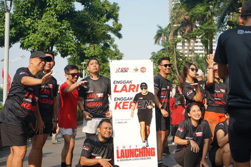 Race photo from Soft Launching Buku "Enggak Lari, Enggak Keren" & IdeaRun