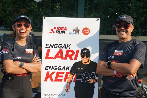 Race photo from Soft Launching Buku "Enggak Lari, Enggak Keren" & IdeaRun
