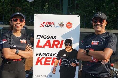 Race photo from Soft Launching Buku "Enggak Lari, Enggak Keren" & IdeaRun