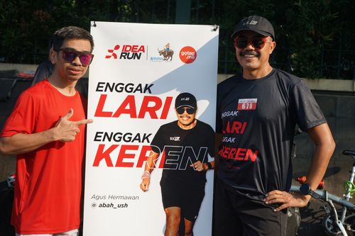 Race photo from Soft Launching Buku "Enggak Lari, Enggak Keren" & IdeaRun