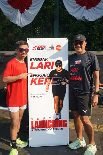 Race photo from Soft Launching Buku "Enggak Lari, Enggak Keren" & IdeaRun