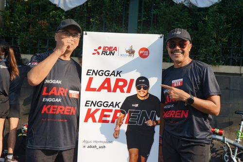 Race photo from Soft Launching Buku "Enggak Lari, Enggak Keren" & IdeaRun