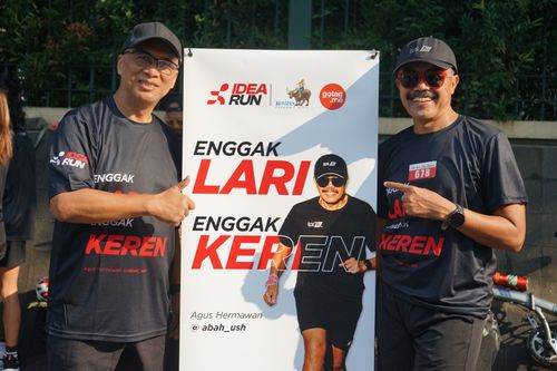 Race photo from Soft Launching Buku "Enggak Lari, Enggak Keren" & IdeaRun