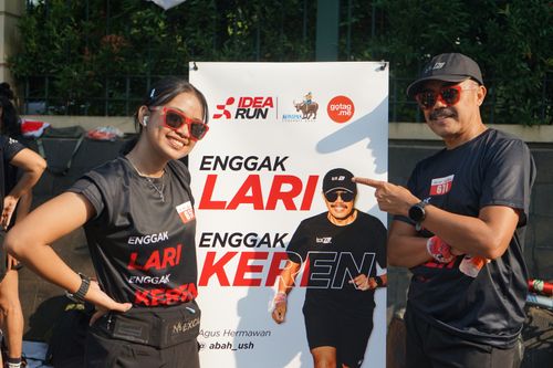 Race photo from Soft Launching Buku "Enggak Lari, Enggak Keren" & IdeaRun