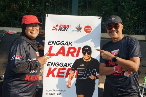 Race photo from Soft Launching Buku "Enggak Lari, Enggak Keren" & IdeaRun