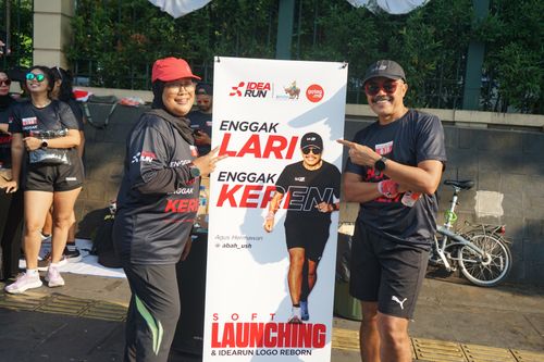 Race photo from Soft Launching Buku "Enggak Lari, Enggak Keren" & IdeaRun