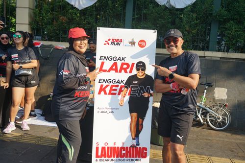 Race photo from Soft Launching Buku "Enggak Lari, Enggak Keren" & IdeaRun