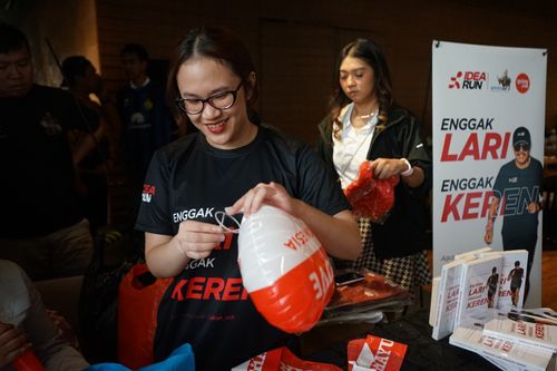 Race photo from Soft Launching Buku "Enggak Lari, Enggak Keren" & IdeaRun