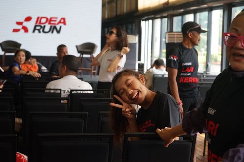 Race photo from Soft Launching Buku "Enggak Lari, Enggak Keren" & IdeaRun