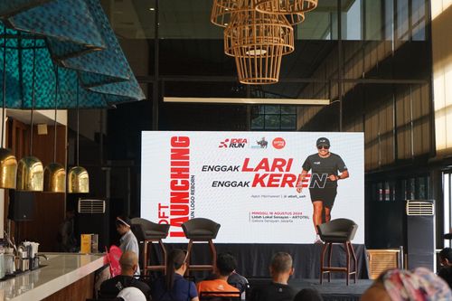 Race photo from Soft Launching Buku "Enggak Lari, Enggak Keren" & IdeaRun
