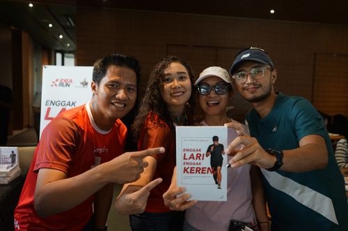 Race photo from Soft Launching Buku "Enggak Lari, Enggak Keren" & IdeaRun