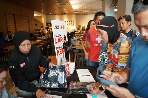 Race photo from Soft Launching Buku "Enggak Lari, Enggak Keren" & IdeaRun