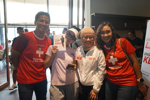 Race photo from Soft Launching Buku "Enggak Lari, Enggak Keren" & IdeaRun