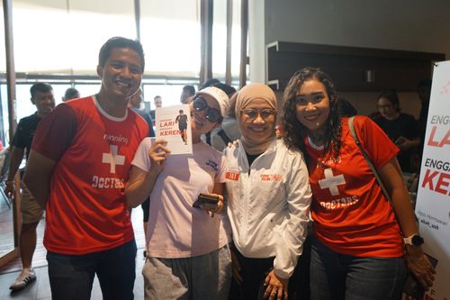 Race photo from Soft Launching Buku "Enggak Lari, Enggak Keren" & IdeaRun