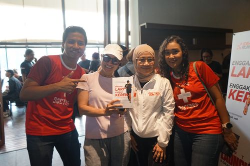 Race photo from Soft Launching Buku "Enggak Lari, Enggak Keren" & IdeaRun