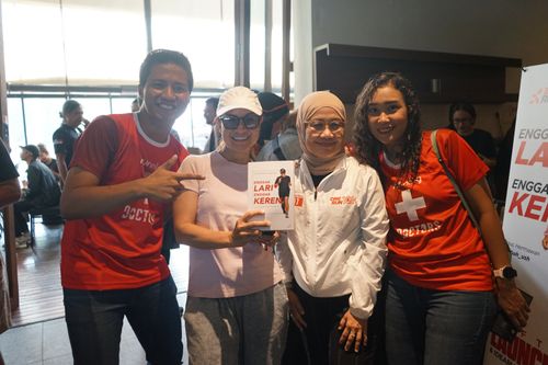 Race photo from Soft Launching Buku "Enggak Lari, Enggak Keren" & IdeaRun
