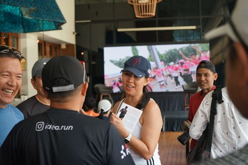 Race photo from Soft Launching Buku "Enggak Lari, Enggak Keren" & IdeaRun