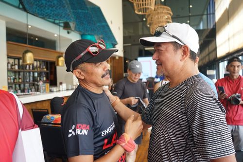 Race photo from Soft Launching Buku "Enggak Lari, Enggak Keren" & IdeaRun