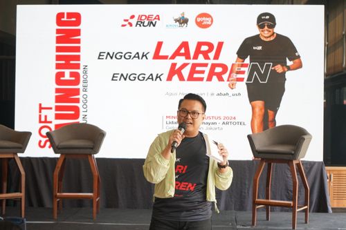 Race photo from Soft Launching Buku "Enggak Lari, Enggak Keren" & IdeaRun
