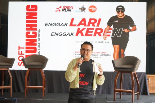Race photo from Soft Launching Buku "Enggak Lari, Enggak Keren" & IdeaRun