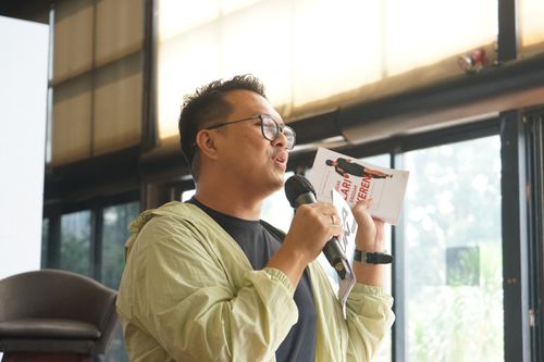 Race photo from Soft Launching Buku "Enggak Lari, Enggak Keren" & IdeaRun