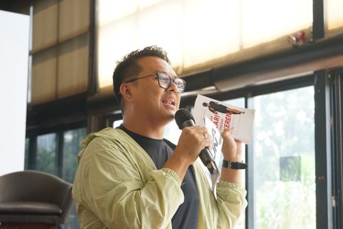 Race photo from Soft Launching Buku "Enggak Lari, Enggak Keren" & IdeaRun