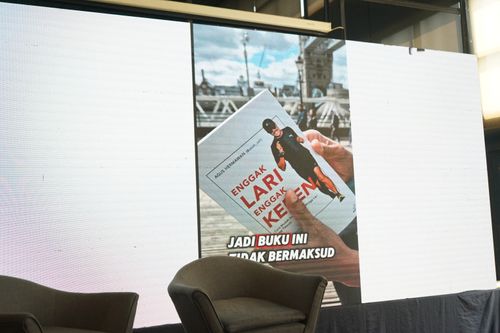 Race photo from Soft Launching Buku "Enggak Lari, Enggak Keren" & IdeaRun